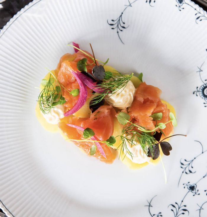 Traditions and Open Sandwiches - a Salmon Dish